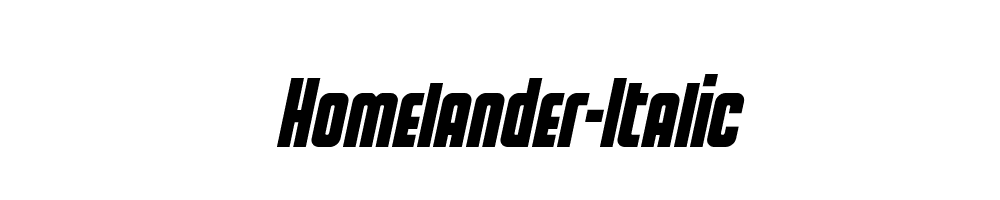 Homelander-Italic