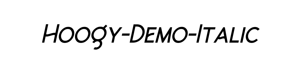 Hoogy-Demo-Italic