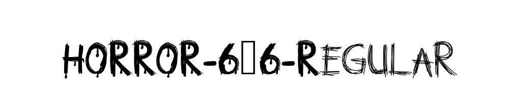 HORROR-666-Regular