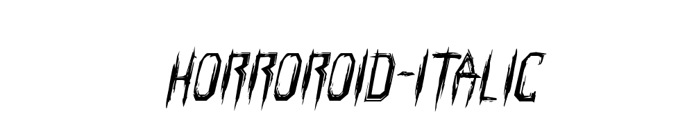 Horroroid-Italic