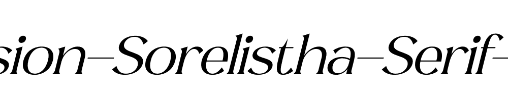 Horsion-Sorelistha-Serif-Italic