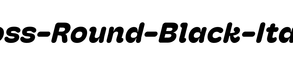 Hoss-Round-Black-Italic