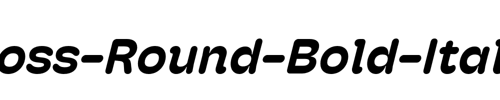 Hoss-Round-Bold-Italic