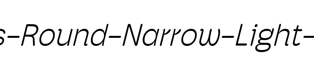 Hoss-Round-Narrow-Light-Italic