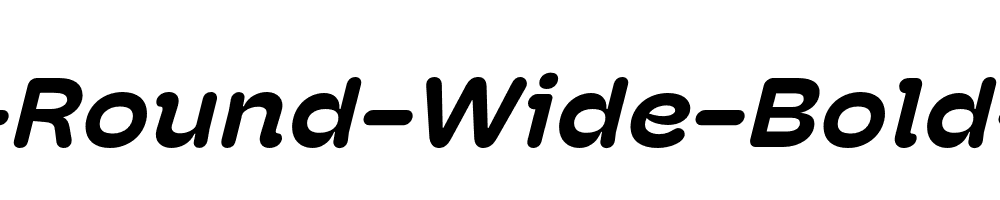 Hoss-Round-Wide-Bold-Italic