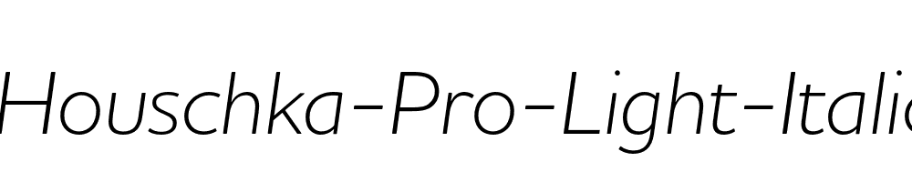 Houschka-Pro-Light-Italic