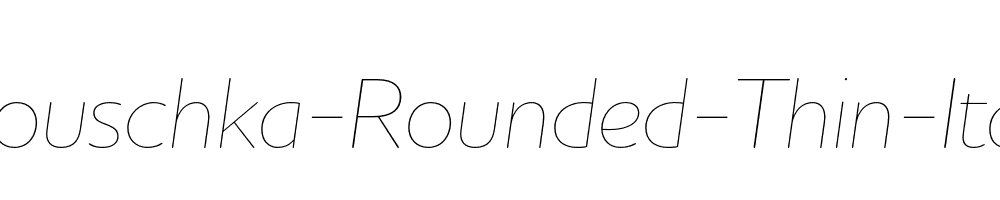 Houschka-Rounded-Thin-Italic