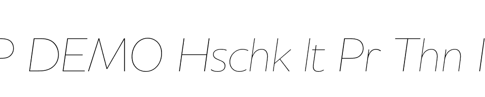 FSP DEMO Hschk lt Pr Thn Italic