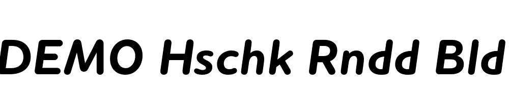 FSP DEMO Hschk Rndd Bld Italic