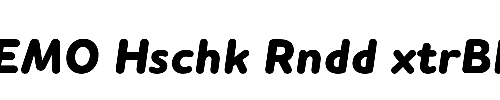 FSP DEMO Hschk Rndd xtrBld Italic