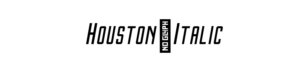 Houston-Italic