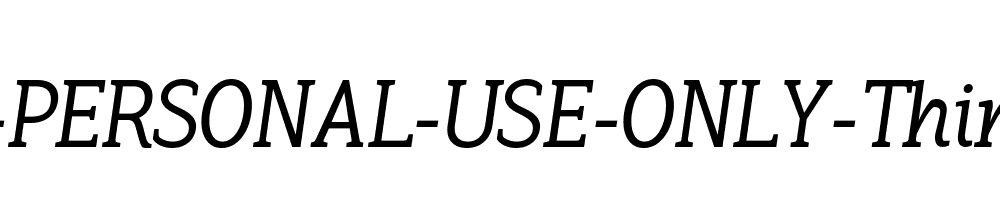 Hoyle-PERSONAL-USE-ONLY-Thin-Italic