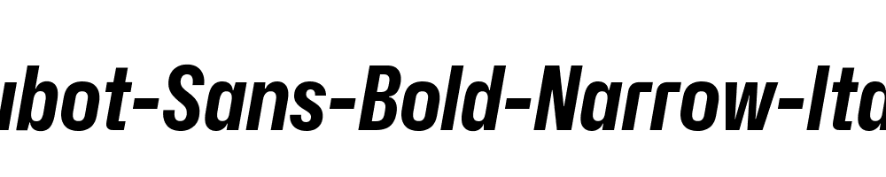 Hubot-Sans-Bold-Narrow-Italic