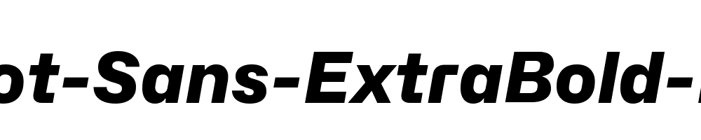 Hubot-Sans-ExtraBold-Italic