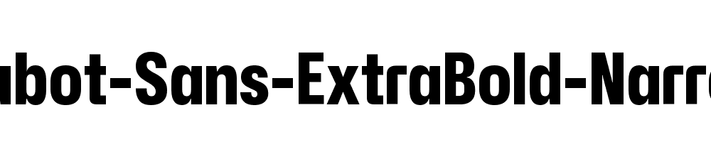 Hubot-Sans-ExtraBold-Narrow