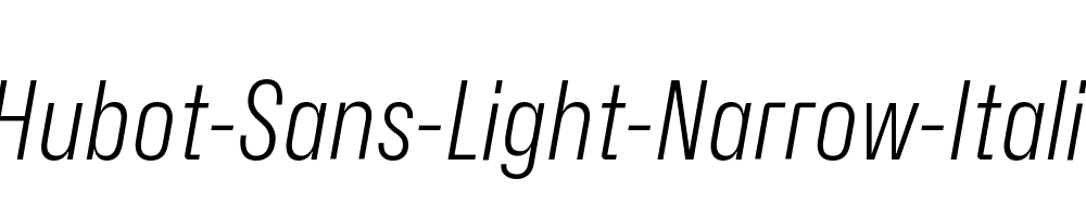 Hubot-Sans-Light-Narrow-Italic