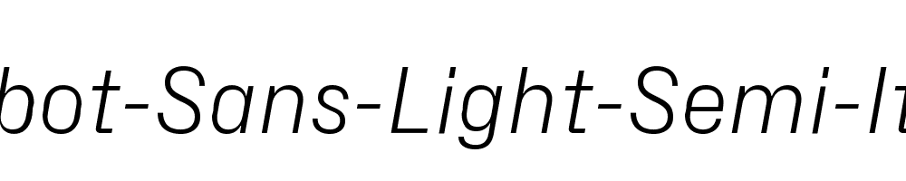 Hubot-Sans-Light-Semi-Italic