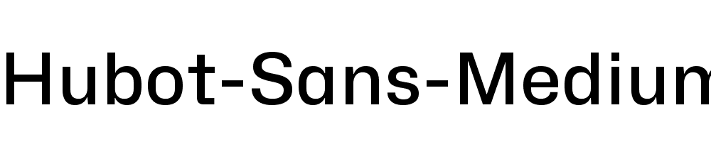 Hubot-Sans-Medium