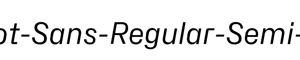 Hubot-Sans-Regular-Semi-Italic