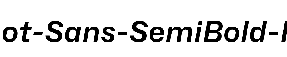 Hubot-Sans-SemiBold-Italic