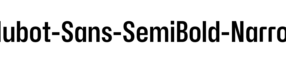 Hubot-Sans-SemiBold-Narrow