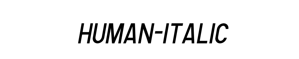 Human-Italic