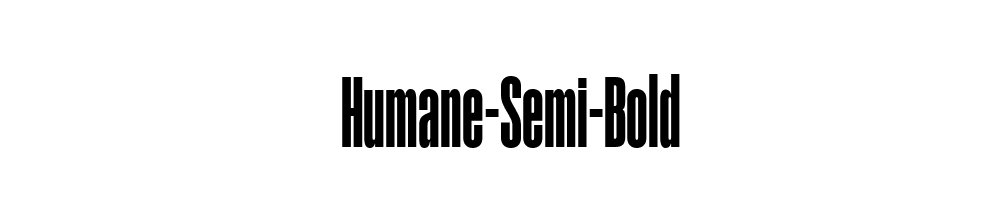 Humane-Semi-Bold