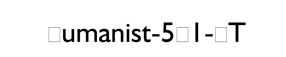 Humanist-521-BT