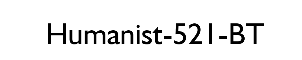 Humanist-521-BT