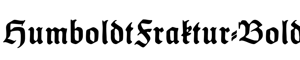 HumboldtFraktur-Bold