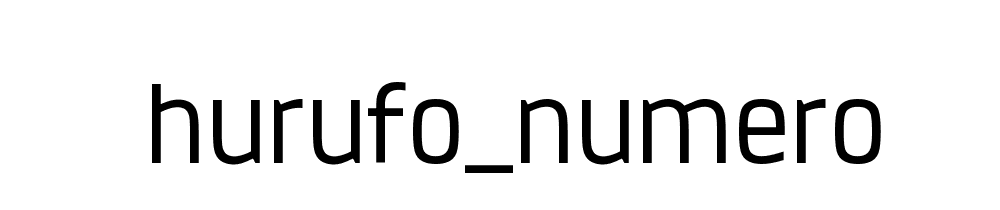 Hurufo_numero