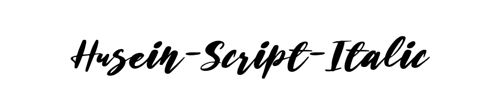 Husein-Script-Italic