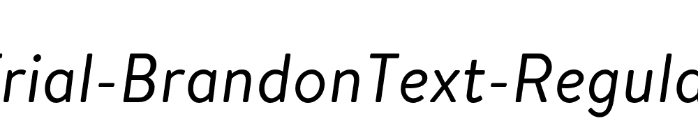 HvDTrial-BrandonText-RegularItalic