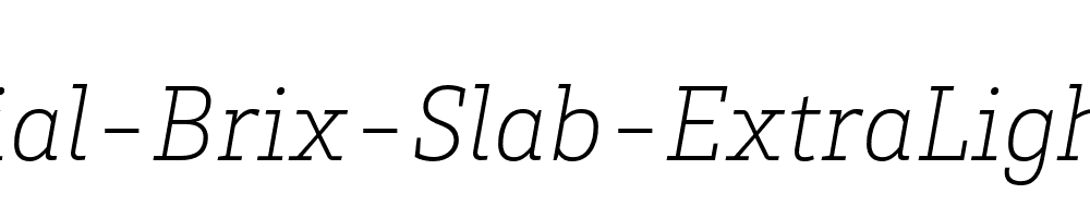 HvDTrial-Brix-Slab-ExtraLight-Italic