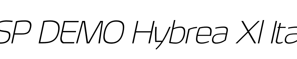 FSP DEMO Hybrea Xl Italic