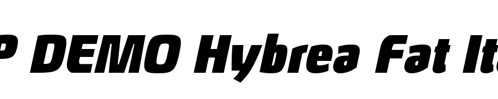 FSP DEMO Hybrea Fat Italic