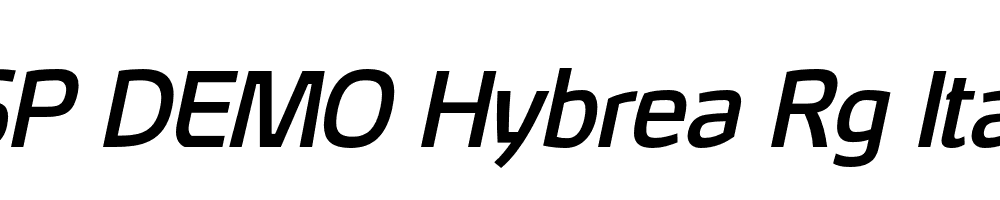 FSP DEMO Hybrea Rg Italic