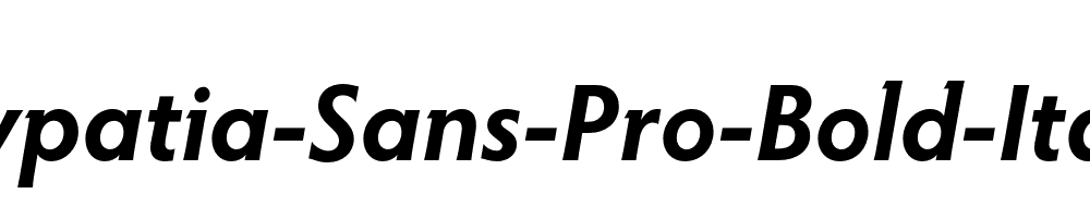 Hypatia-Sans-Pro-Bold-Italic