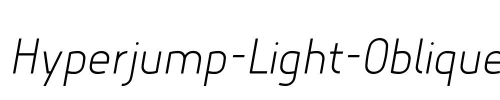 Hyperjump-Light-Oblique