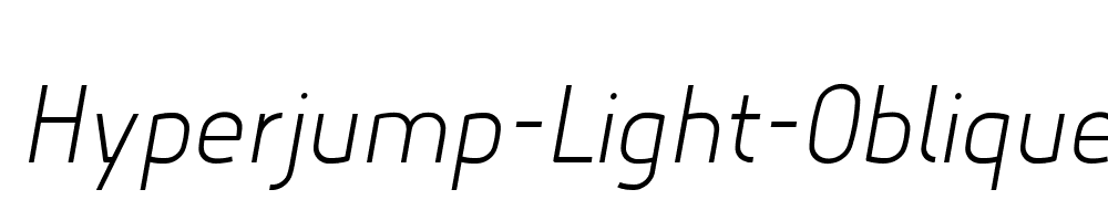 Hyperjump-Light-Oblique