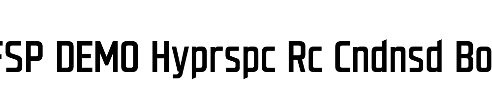 FSP DEMO Hyprspc Rc Cndnsd Bold