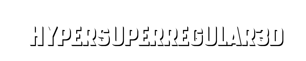 HyperSuperRegular3D