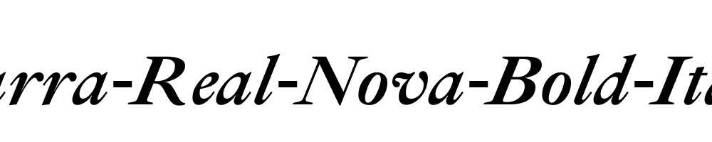 Ibarra-Real-Nova-Bold-Italic