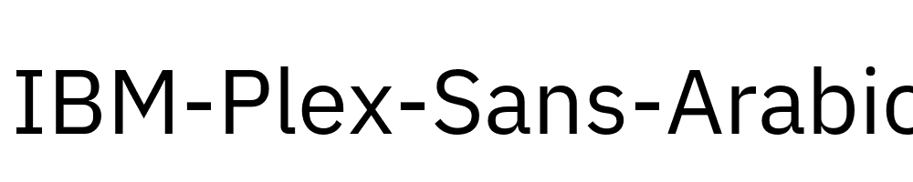 IBM-Plex-Sans-Arabic