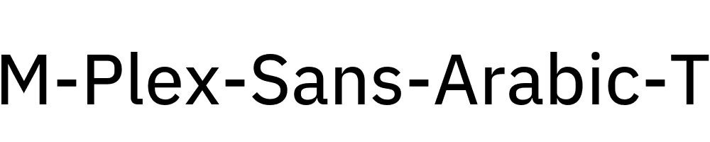 IBM-Plex-Sans-Arabic-Text