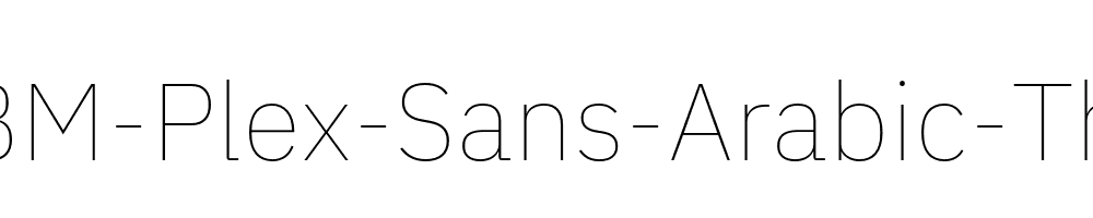 IBM-Plex-Sans-Arabic-Thin