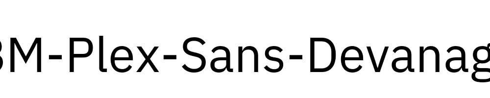 IBM-Plex-Sans-Devanagari