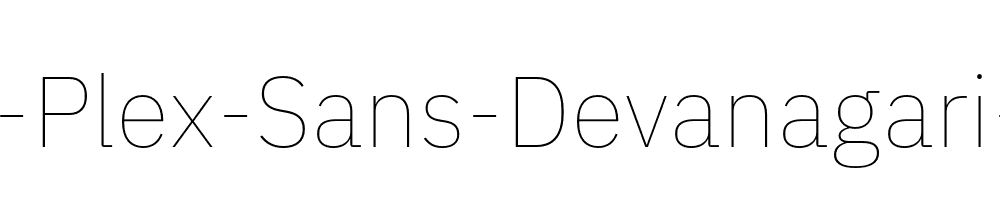 IBM-Plex-Sans-Devanagari-Thin