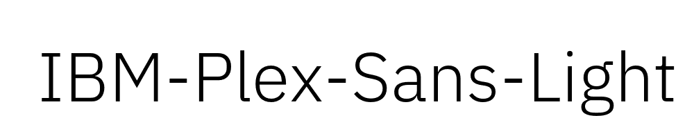 IBM-Plex-Sans-Light