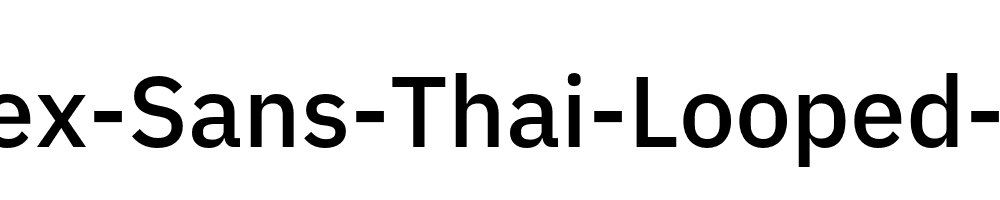 IBM-Plex-Sans-Thai-Looped-Medium